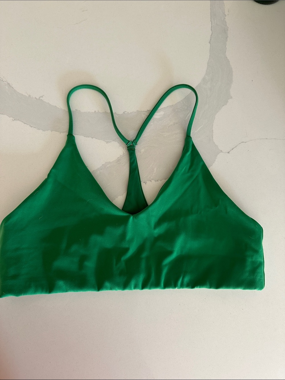 Green Racerback Bralette